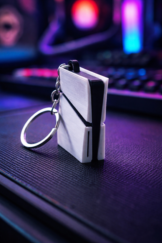 Μπρελόκ Mini PS5 – Μίνι Κονσόλα Gaming 3D Εκτύπωσης με Μαγνητικό Κλείσιμο