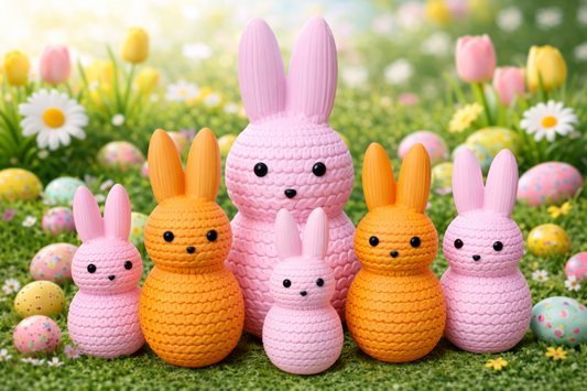 Πασχαλινό Διακοσμητικό Λαγουδάκι Πλεκτής Όψης – Χαριτωμένη Πασχαλινή Διακόσμηση