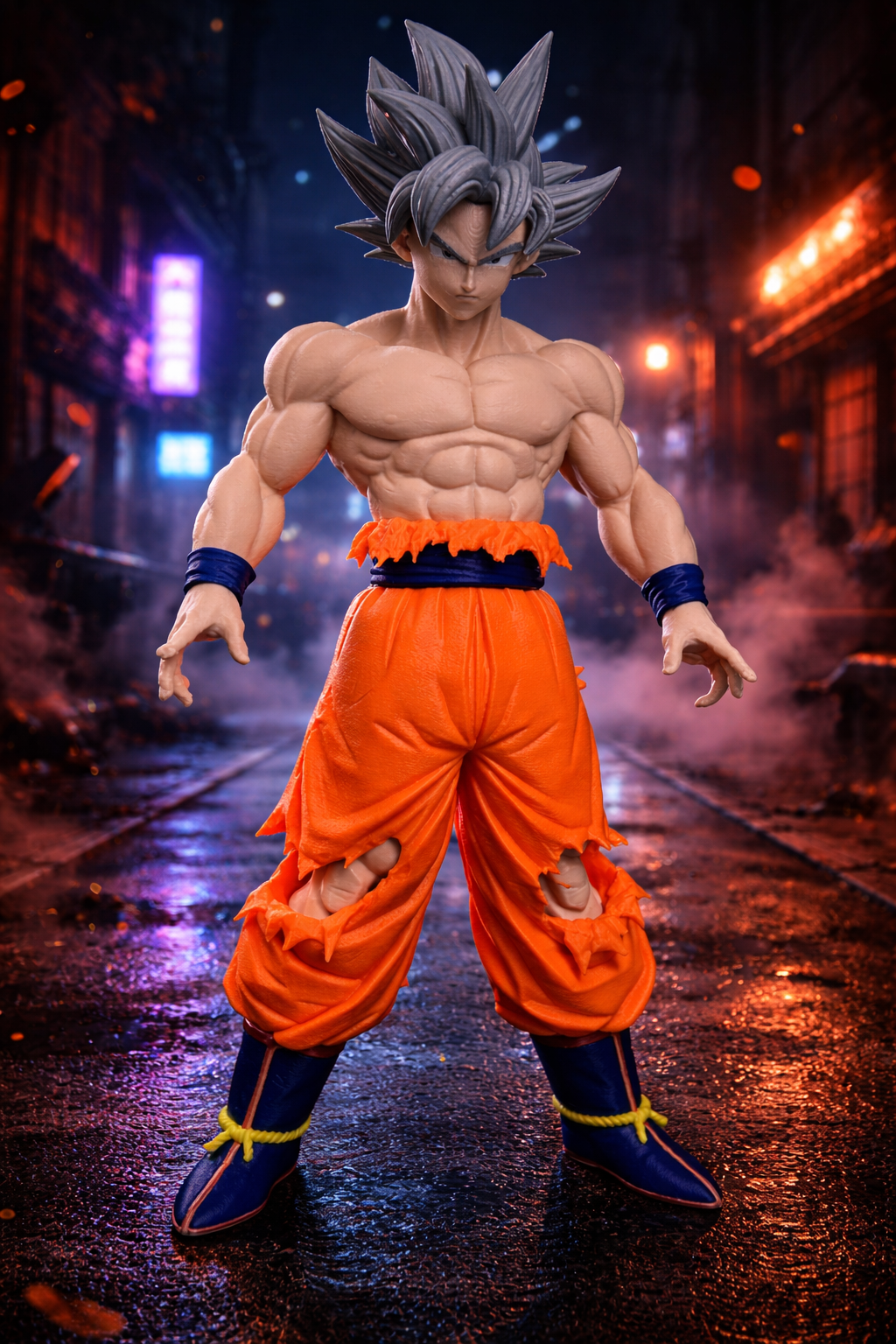 Συλλεκτική Φιγούρα Anime Πολεμιστή – 3D Printed Μοντέλο με Λεπτομέρειες & Dynamic Pose